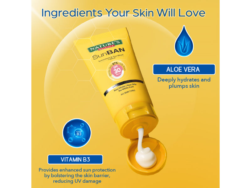 Sunban Spf 30 Pa+++ Sunscreen & Tan Block Lotion