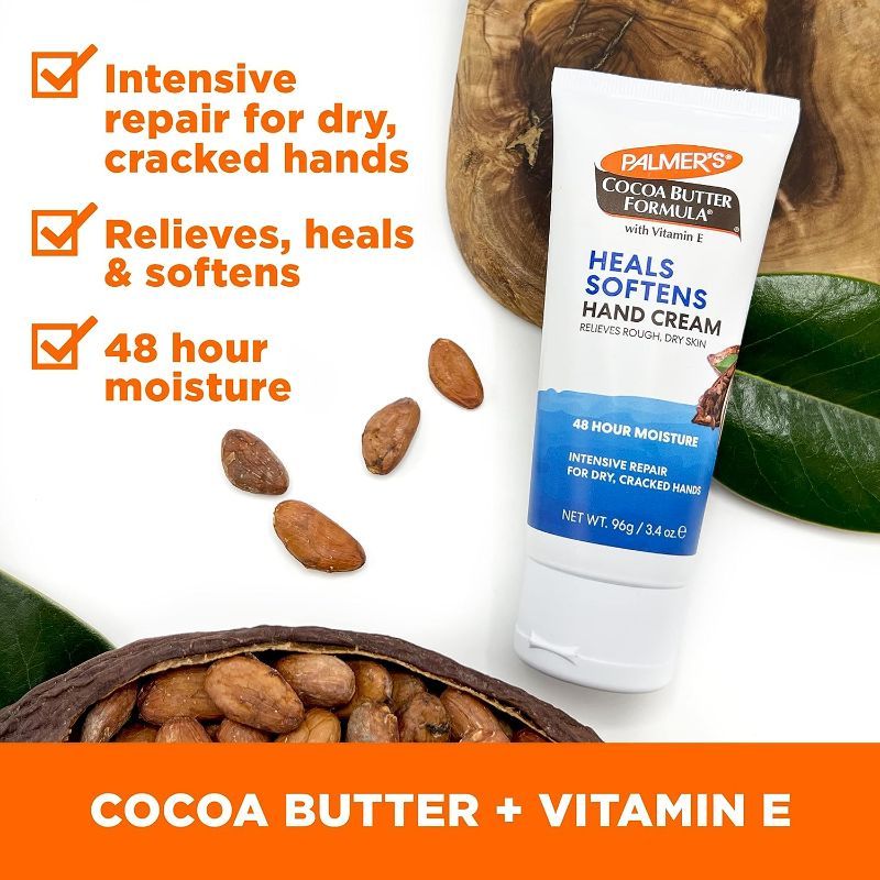 Cocoa Butter Hand Cream For Intensive Relief, Free Of Paraben & Fragrance