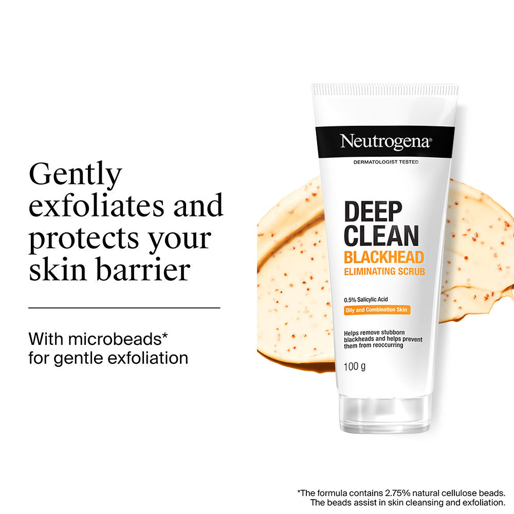 Deep Clean Blackhead Eliminating Face Scrub & Exfoliator with Salicylic Acid
