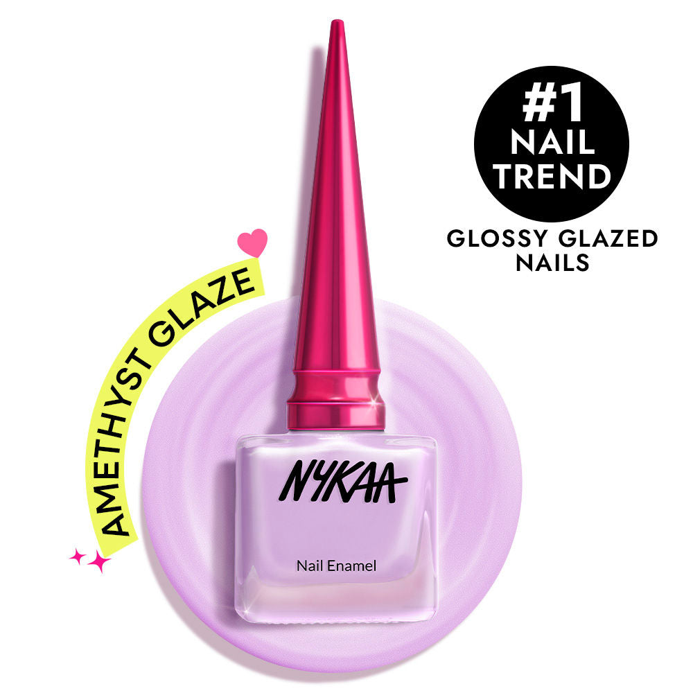 Nykaa Glazed Nail Enamel - Amethyst Glaze 491