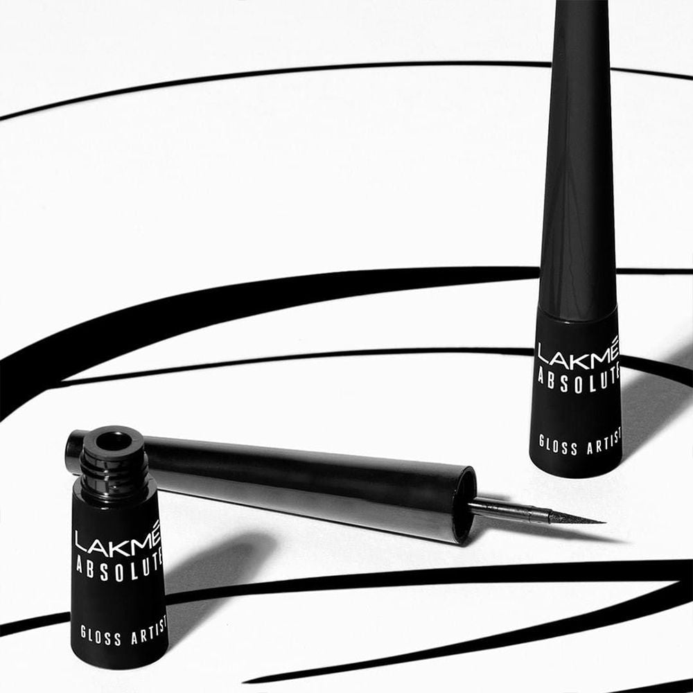Absolute Gloss Artist Eye Liner, Long Lasting, Smudgeproof - Black