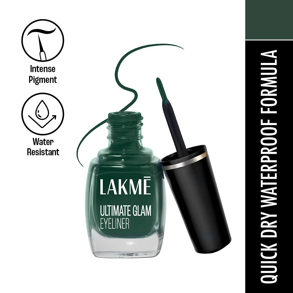 Ultimate Glam Eye Liner, Semi Matte - Green