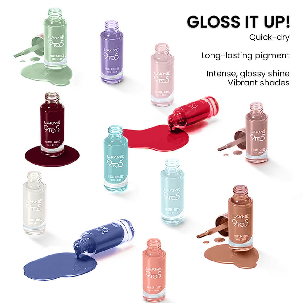 9 To 5 Primer + Gloss Nail Color