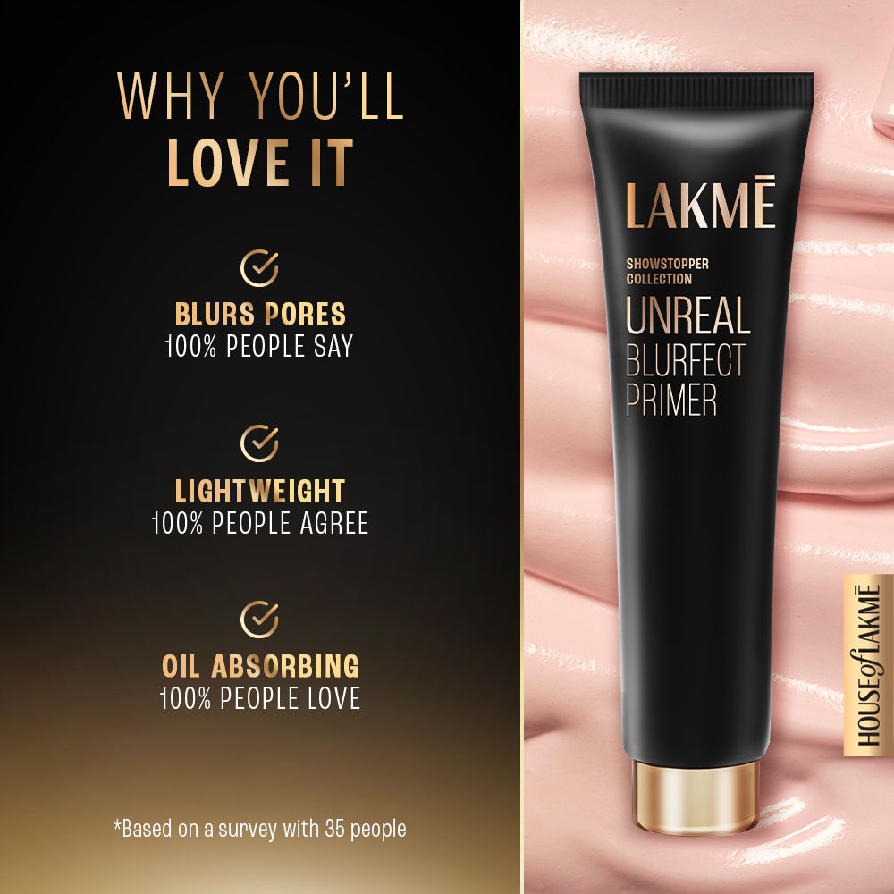 Unreal Mini Blurfect Long Stay Face Primer, Mattifies & Blurs Pores