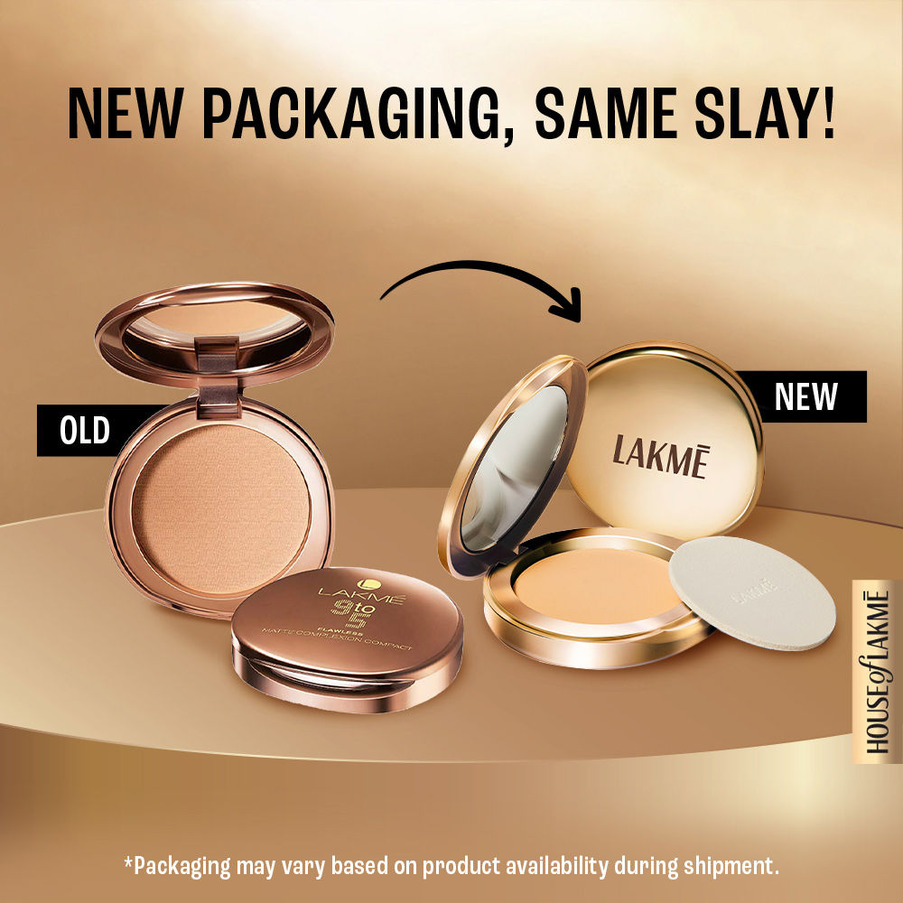 9 To 5 Powerplay Matte Compact, Oil Control Formula, With Vitamin E