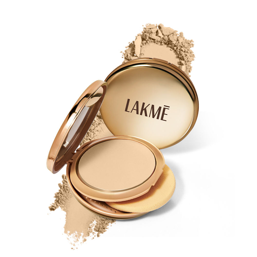 9 To 5 Unreal Dual Cover Pressed Powder, 2 In 1 Compact + Foundation