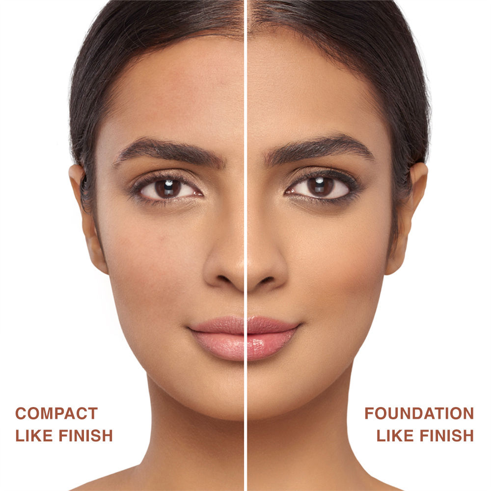 9 To 5 Unreal Dual Cover Pressed Powder, 2 In 1 Compact + Foundation