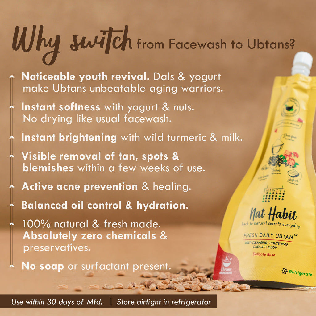 Fresh Daily Ubtan Delicate Rose Face Pack