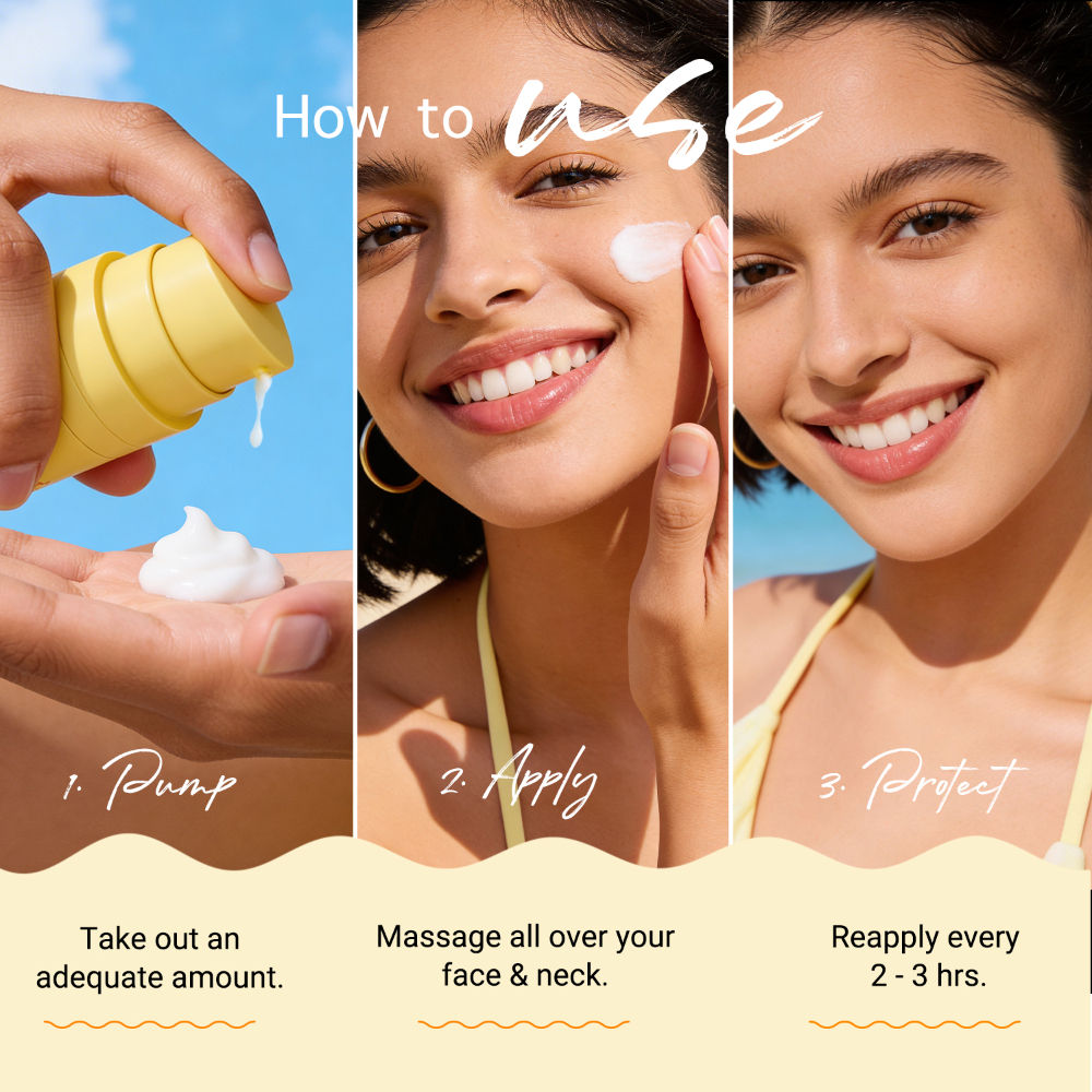Glow+ Dewy Sunscreen Gel SPF 50+ PA++++