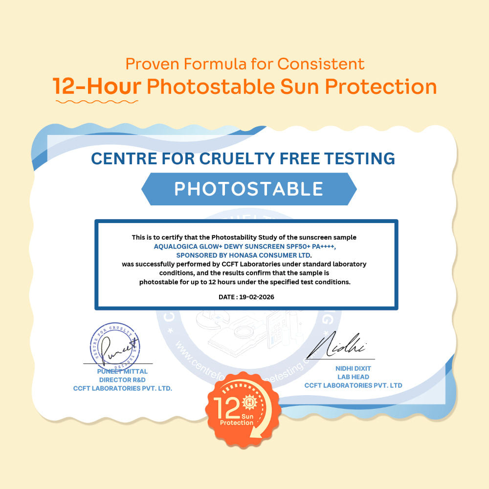 Glow+ Dewy Sunscreen Gel SPF 50+ PA++++