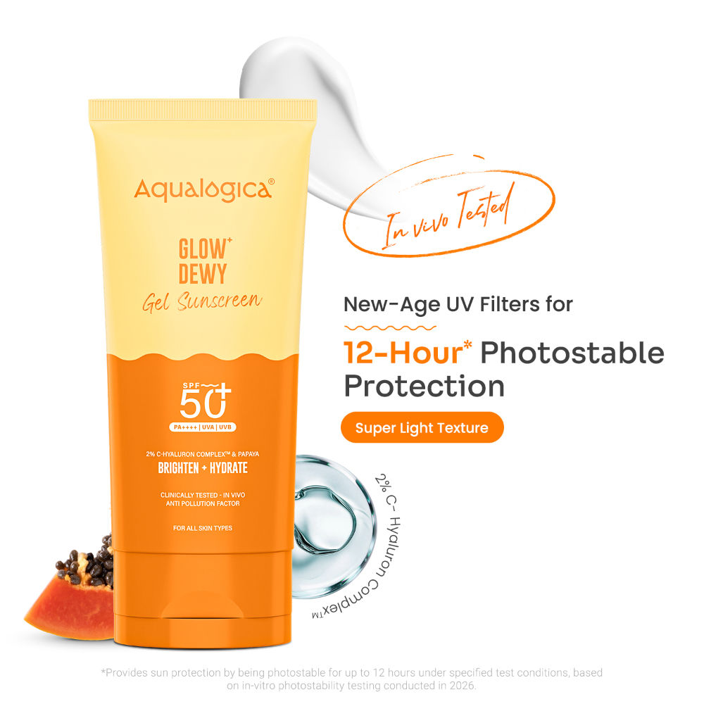 Glow+ Dewy Sunscreen Gel SPF 50+ PA++++ - 80g