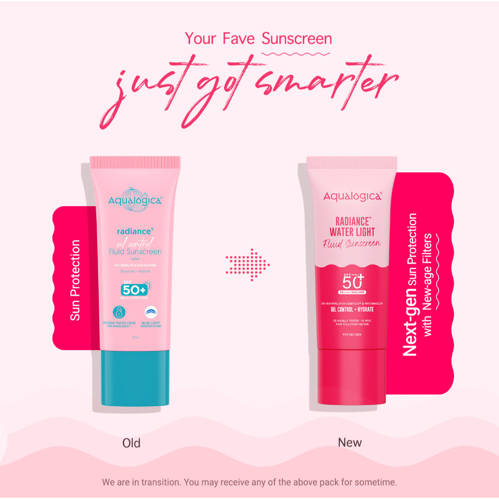 Radiance Fluid Sunscreen SPF50+ PA++++ with Niacinamide & Watermelon For Oily Skin