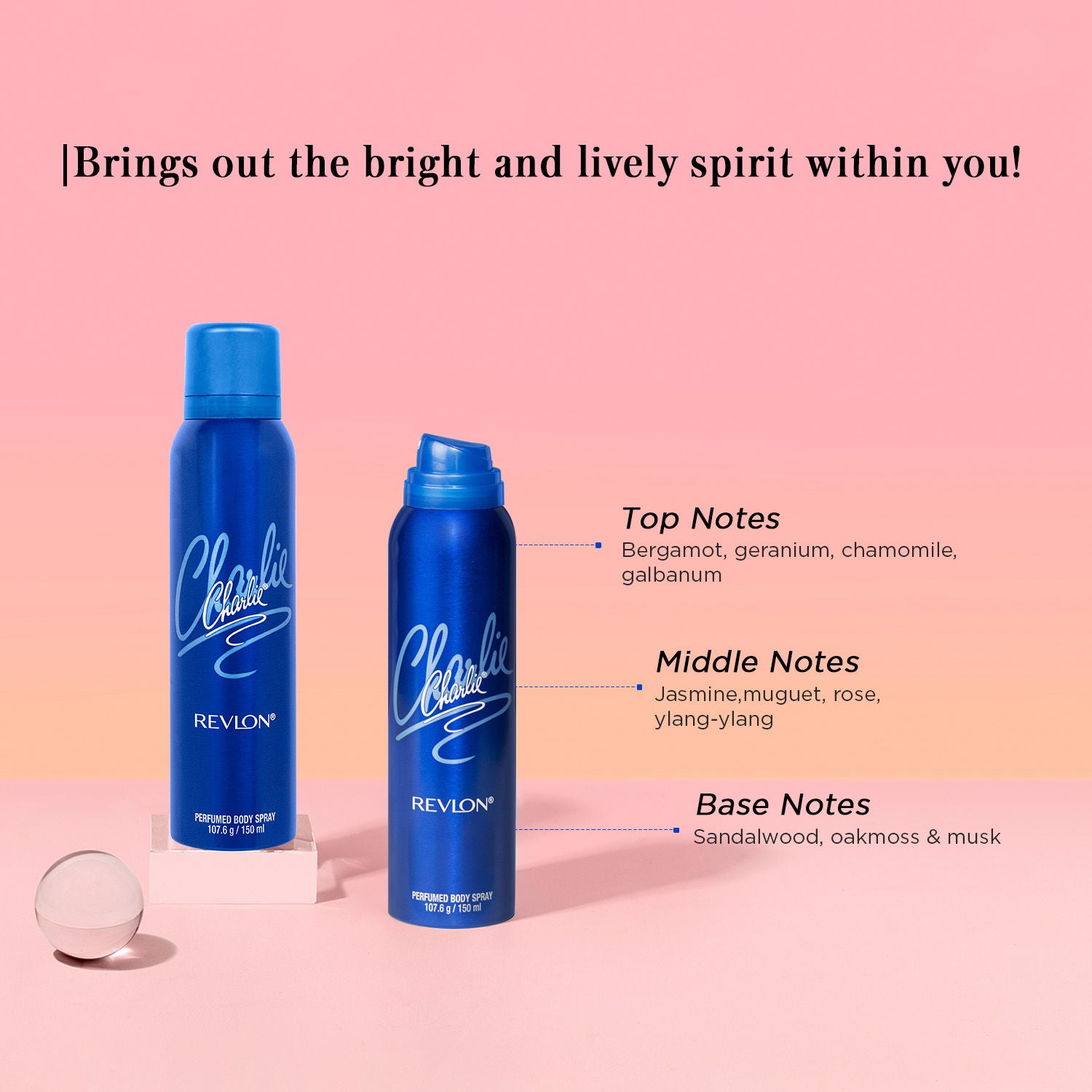 Charlie Blue Perfumed Body Spray For Her