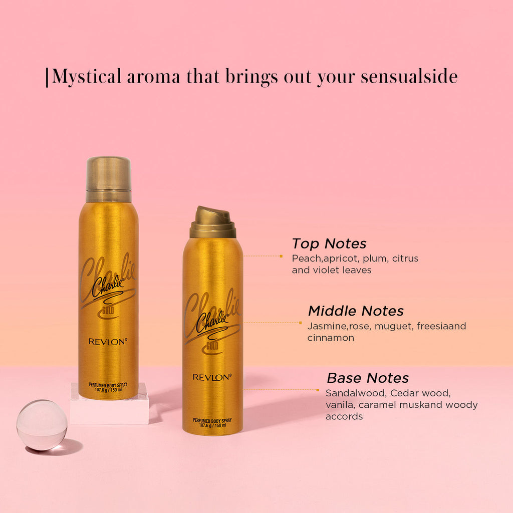 Charlie Gold Perfumed Body Spray For Her