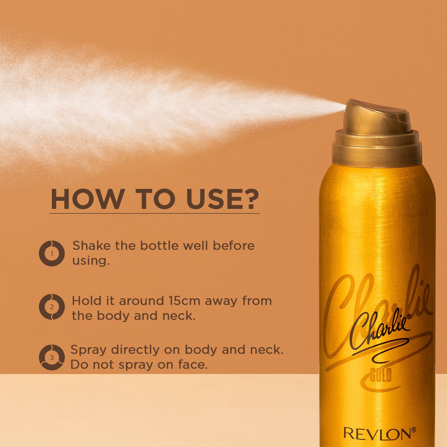 Charlie Gold Perfumed Body Spray For Her
