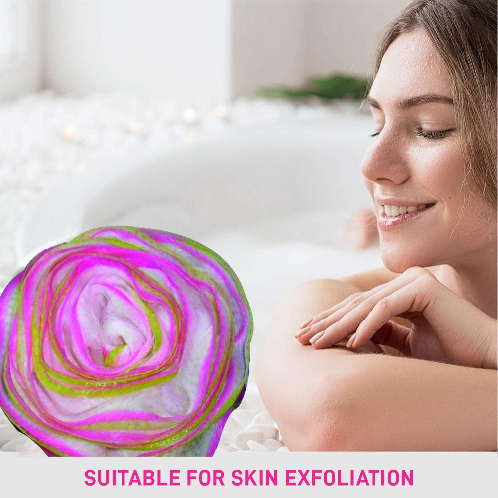 Rose Bath Sponge (BA-3/14) (Color May Vary)