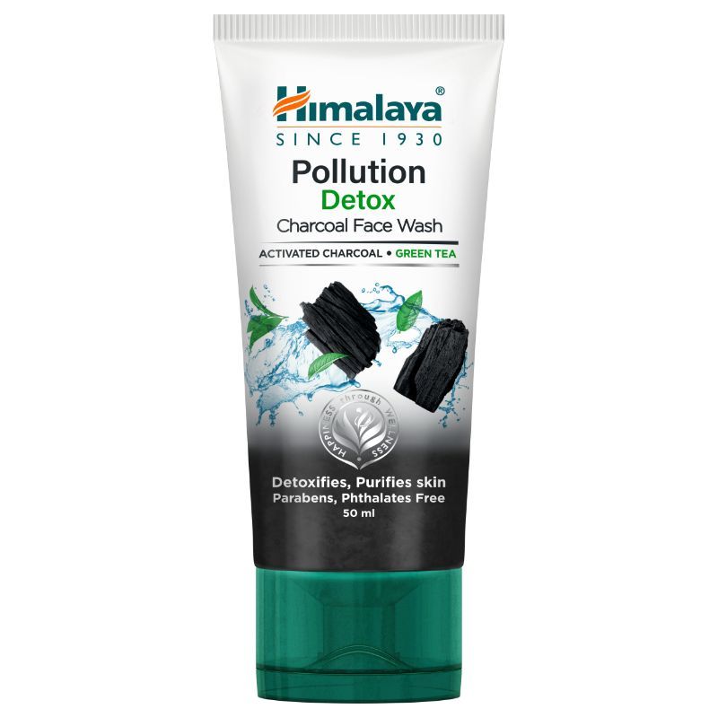 Pollution Detox Charcoal Face Wash - 50ml