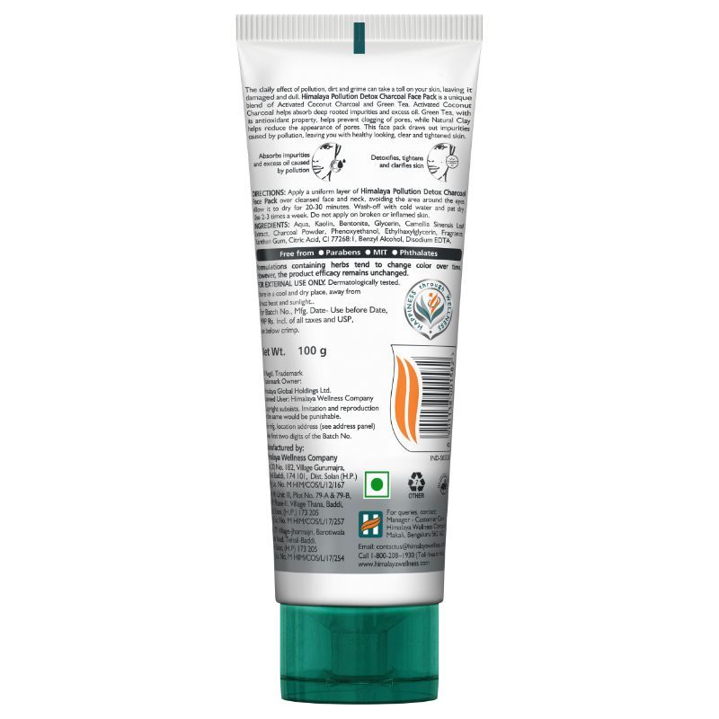 Pollution Detox Charcoal Face Pack