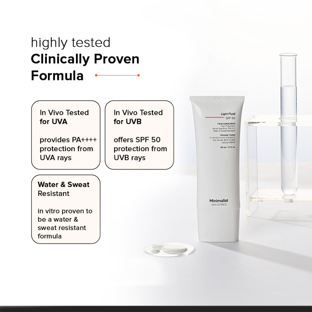 Light Fluid SPF 50 Face Sunscreen