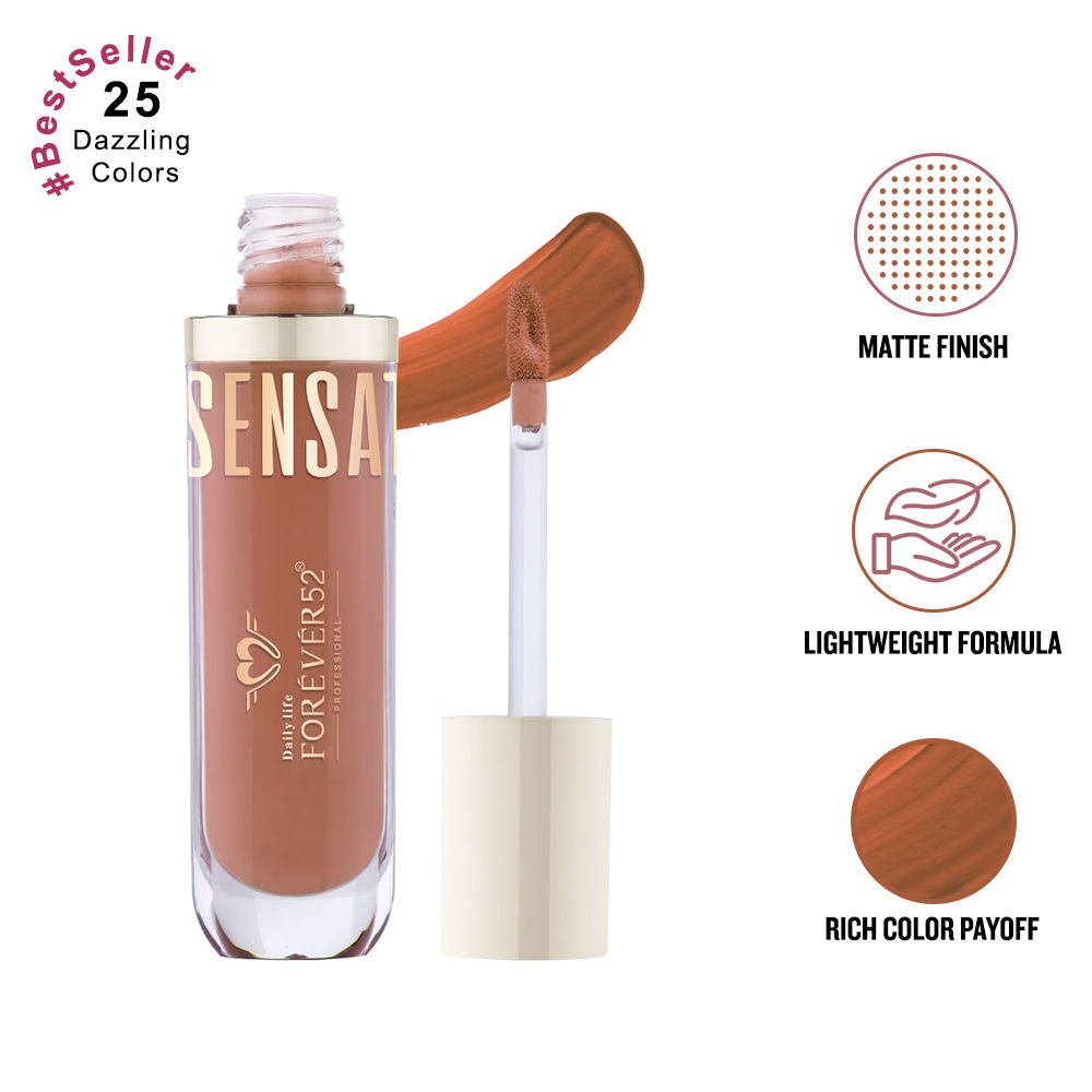 Sensational Lip Liquid Lipstick - Caramel Nude - 007