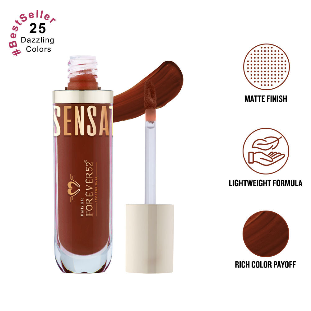 Sensational Lip Liquid Lipstick - Maple Brown-017