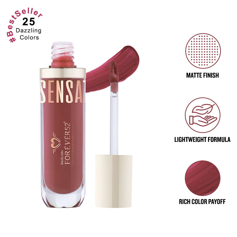 Sensational Lip Liquid Lipstick - Dusky Nude-020