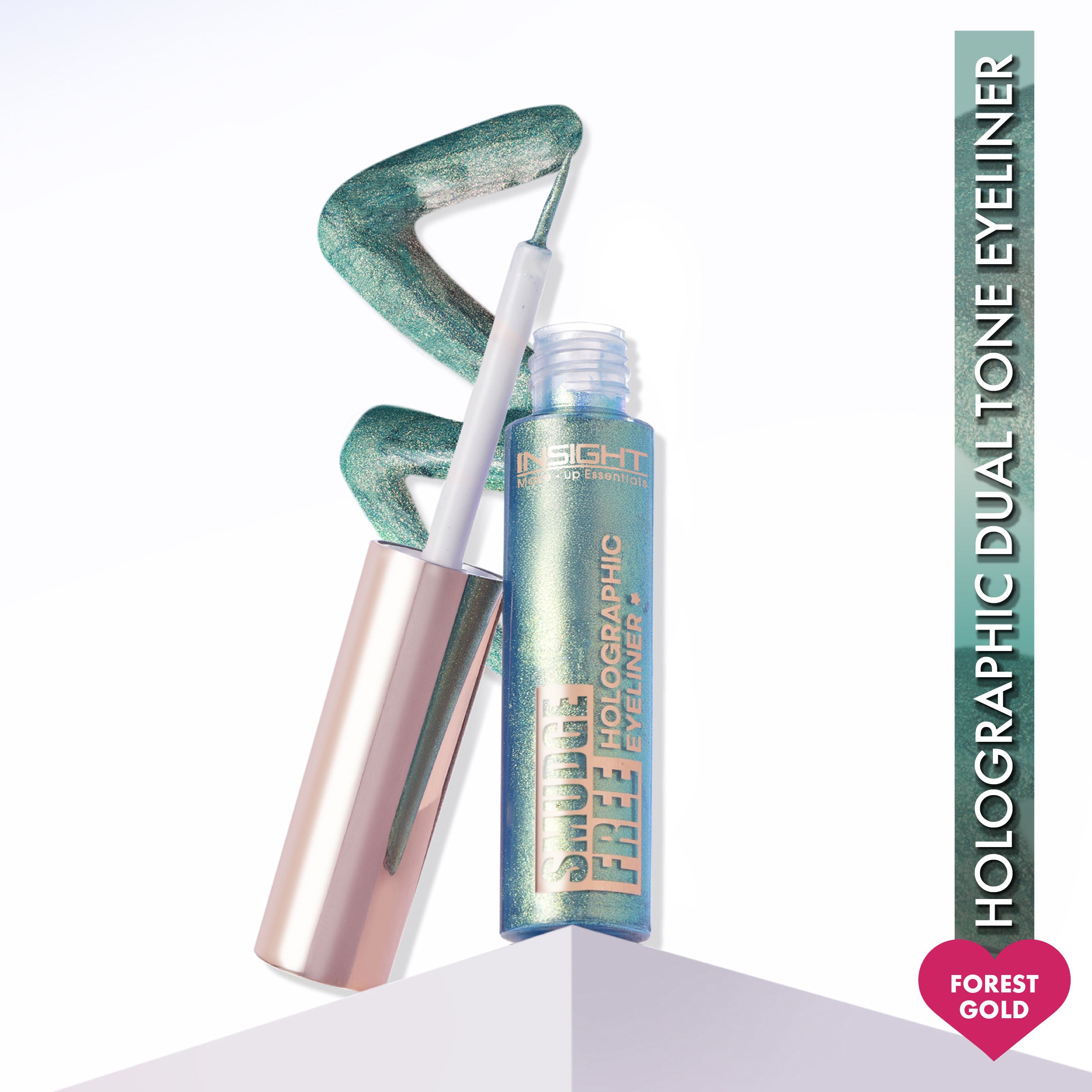 Smudge Free Holographic Eyeliner, Dual Tone Effect