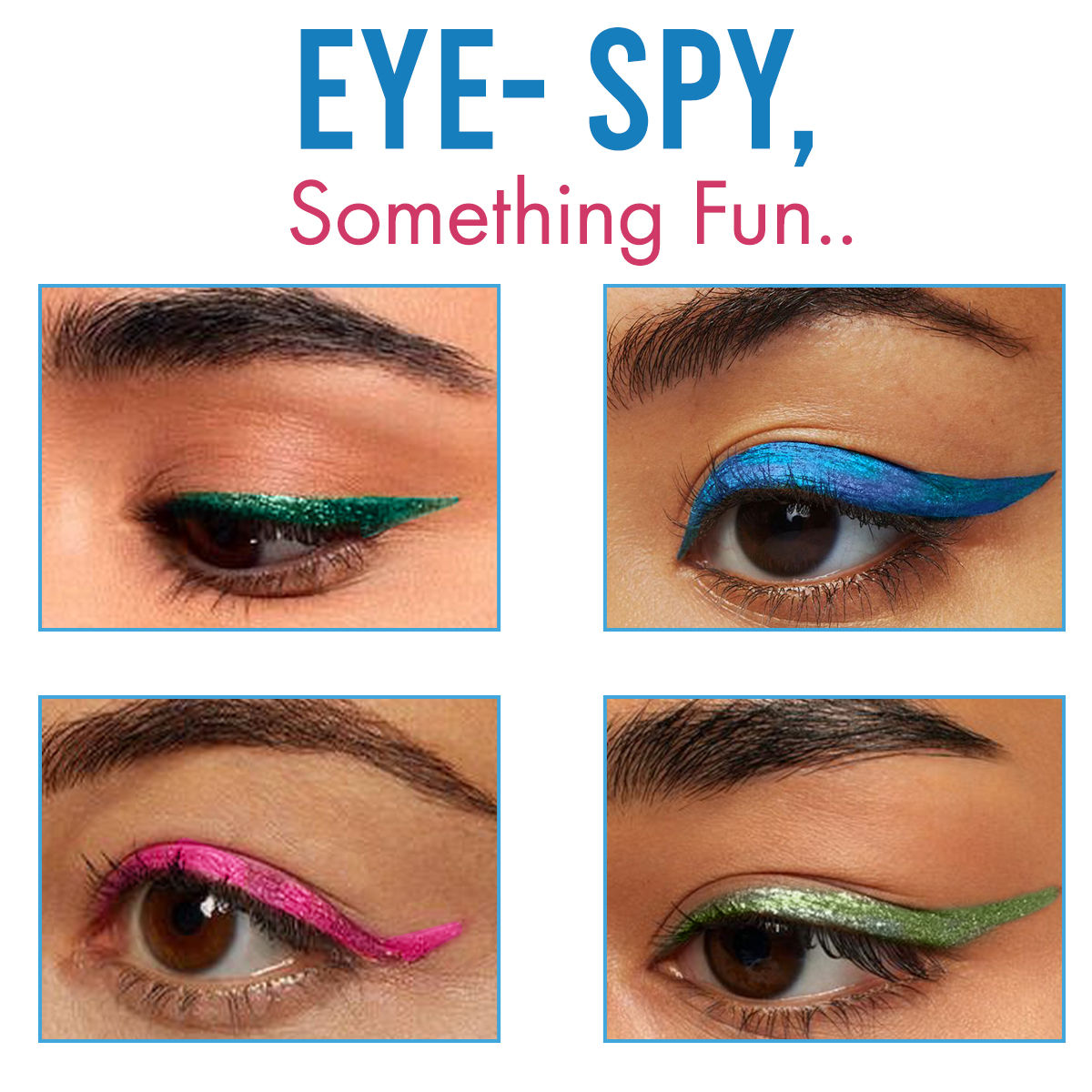 Smudge Free Holographic Eyeliner, Dual Tone Effect