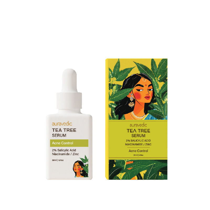 Tea Tree Oil Salicylic acid Face Serum for Acne Prone Skin Pore Minimizing Serum