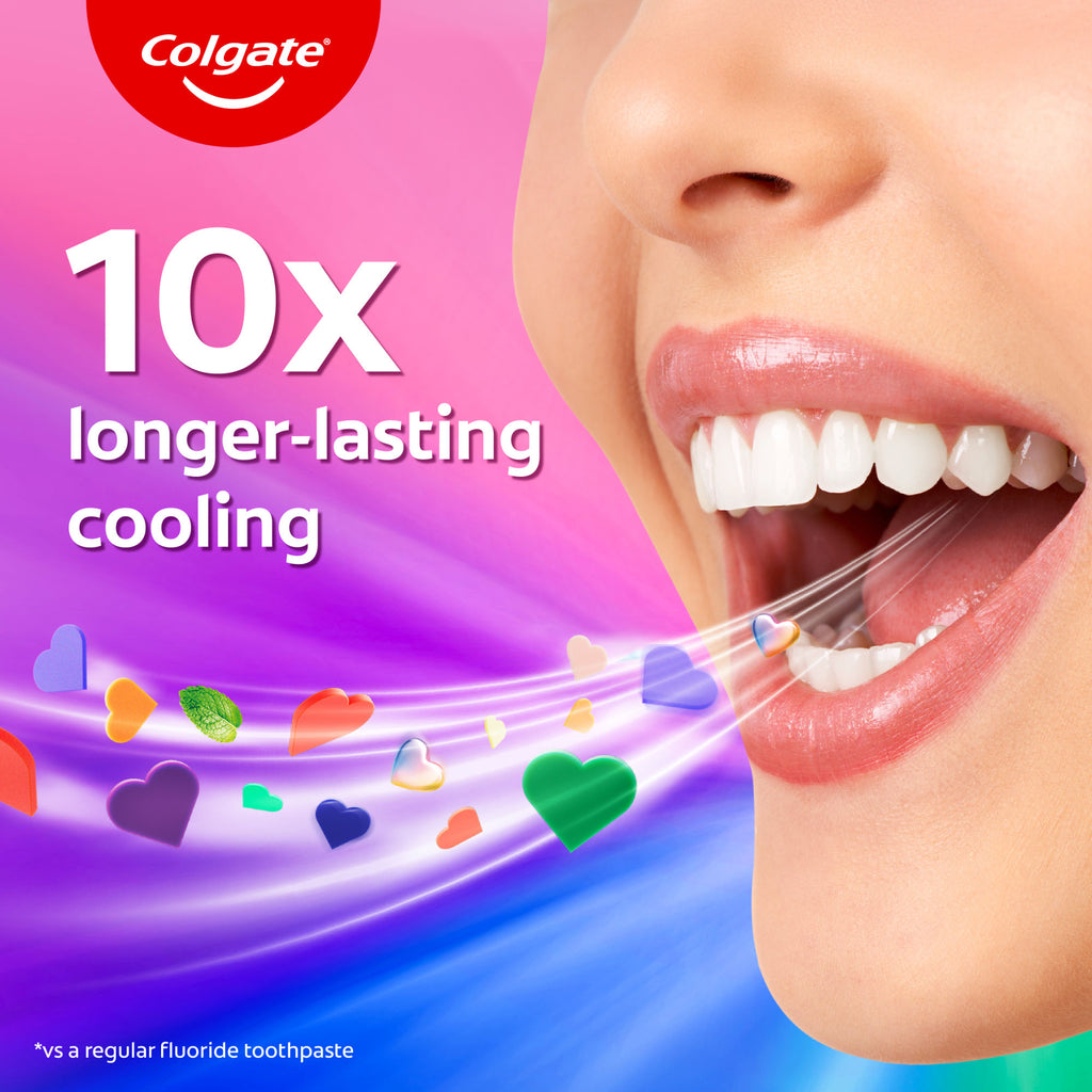 Maxfresh Rainbow Fresh Toothpaste With Cooling Crystals