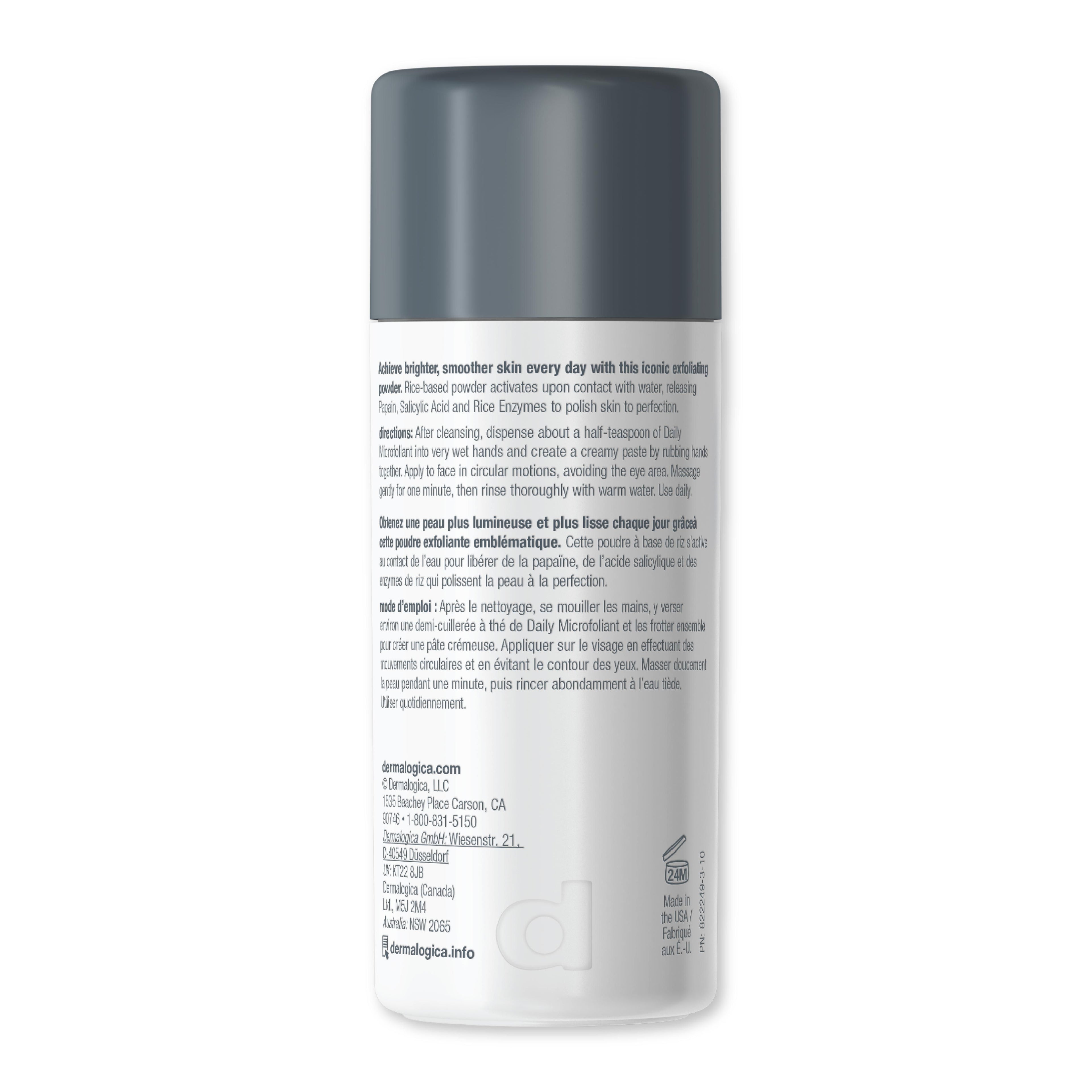 Daily Microfoliant Face Scrub Mini With Salicylic Acid, Rice Bran & Papain Enzymes