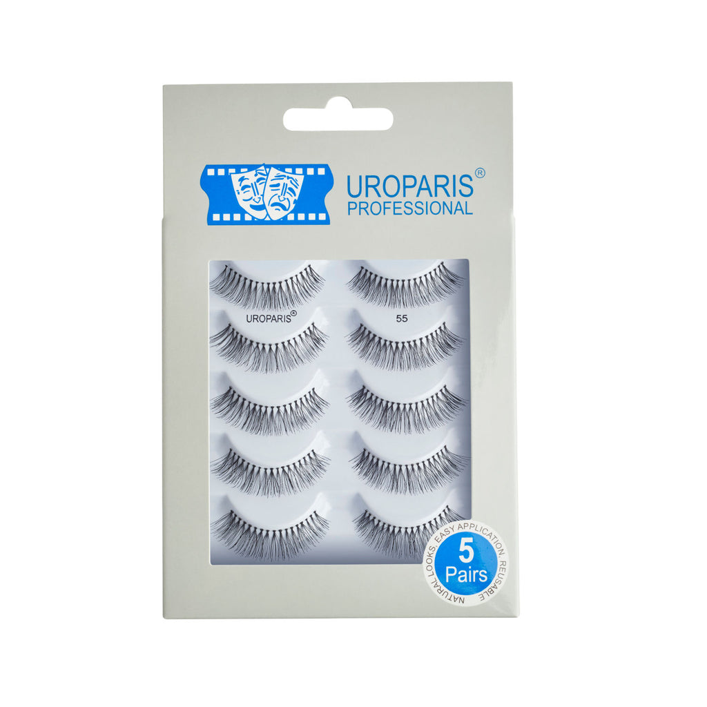 Human Hair Eyelashes 55 - Black
