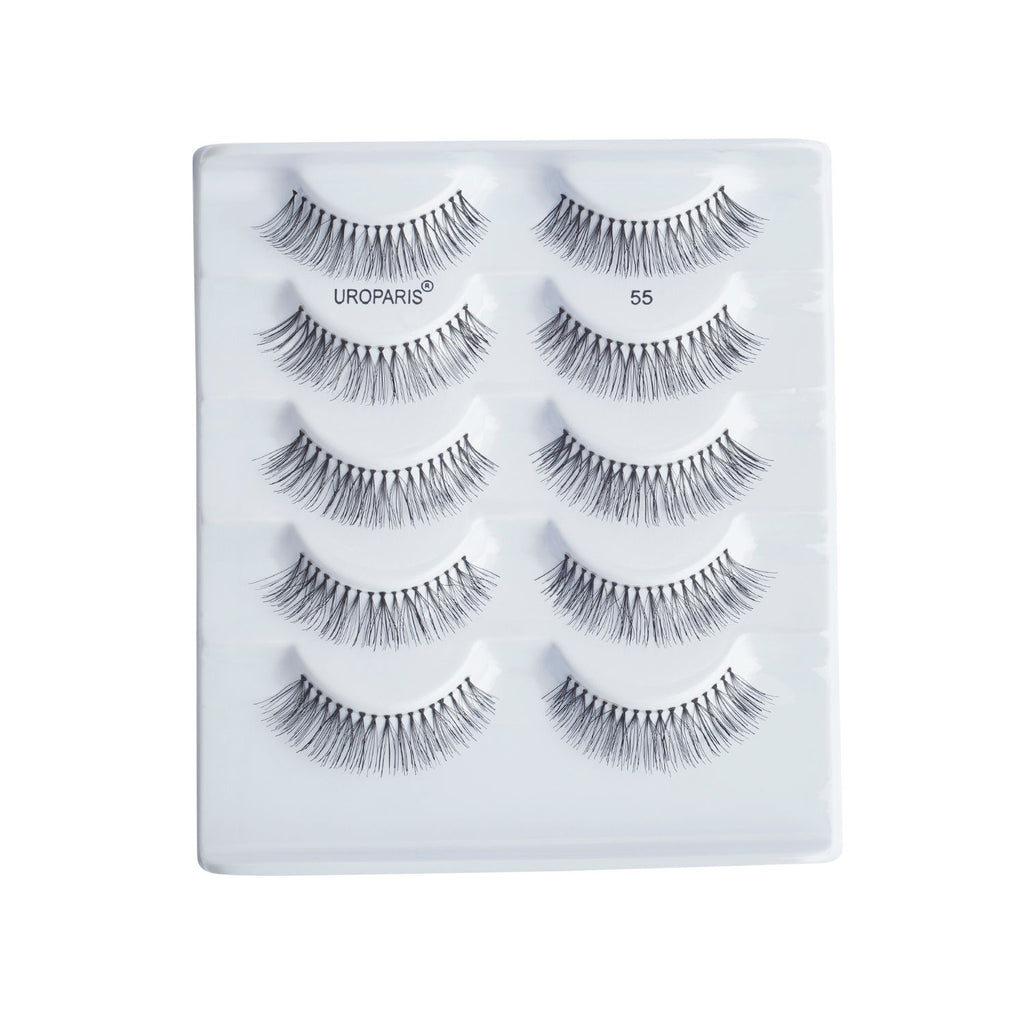 Human Hair Eyelashes 55 - Black
