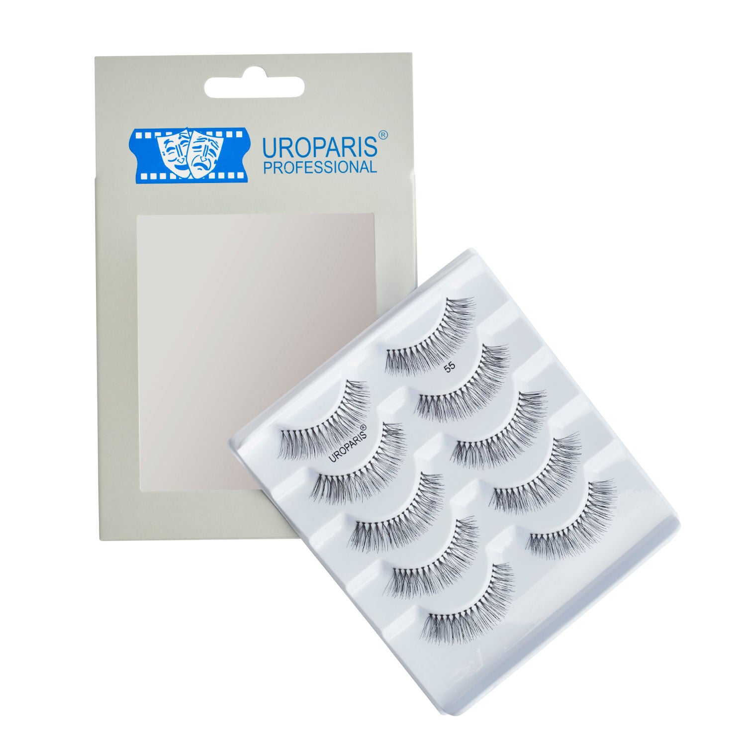 Human Hair Eyelashes 55 - Black
