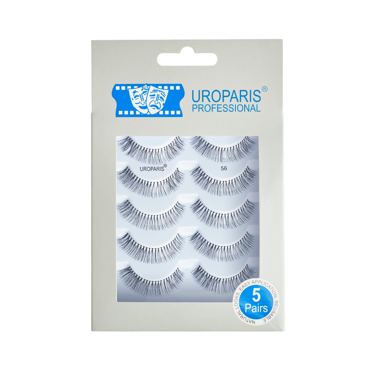 Human Hair Eyelashes 56 - Black