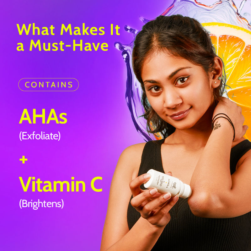 Vitamin C Neck Knee Elbow Brightening Roll On for Men & Women