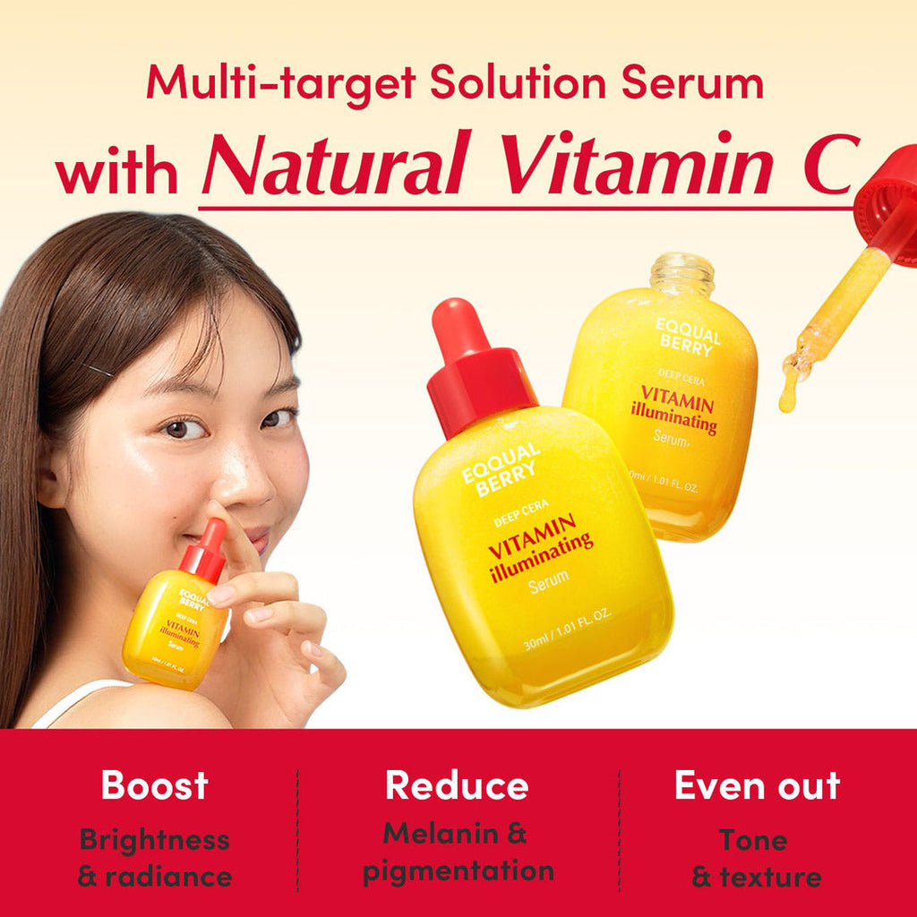 Vitamin C Face Serum – Niacinamide & Ceramides, Brightening & Hydrating