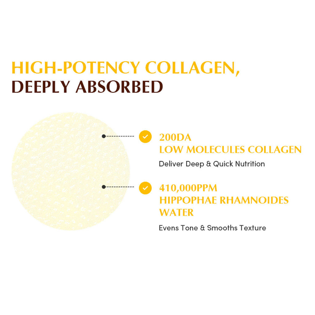 Collagen Glow-Up Gel Pads – Sea Buckthorn, Brightening & Even-Toned Skin