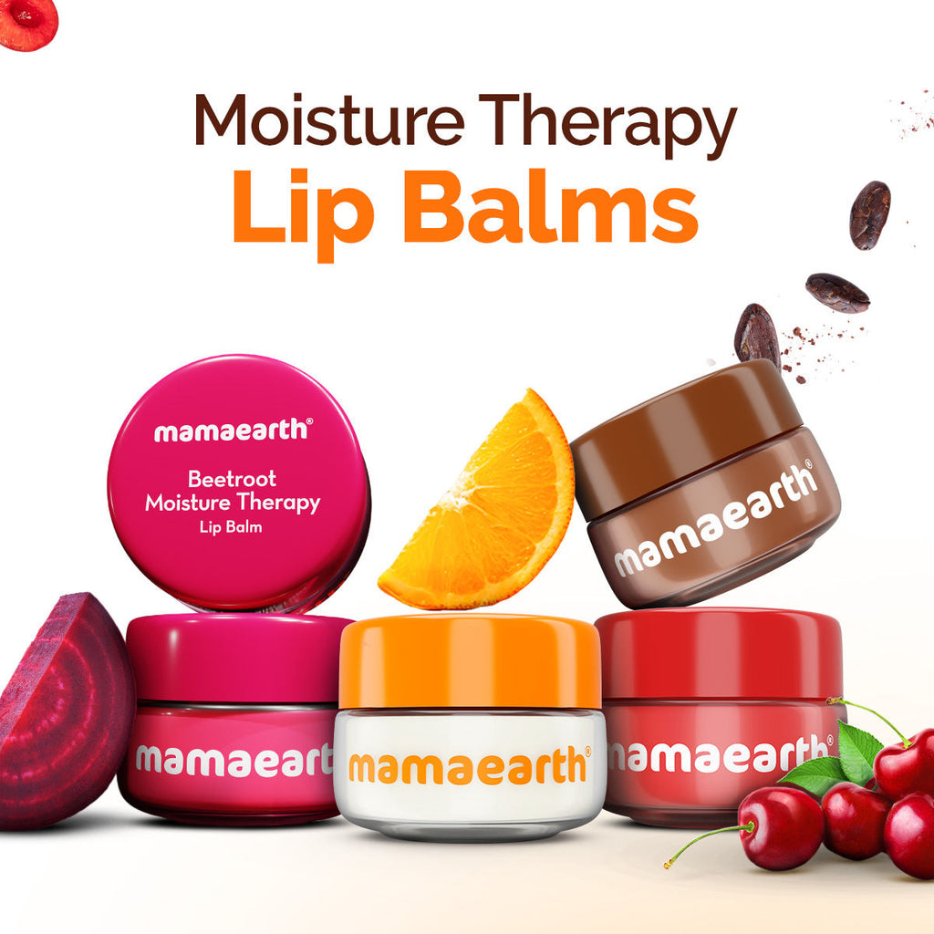 Vitamin C Lip Balm SPF 50 with Coconut Oil and Shea Butter for Brightening Dry Lips