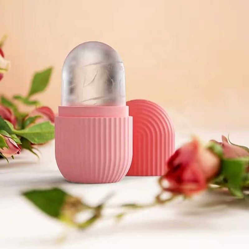 Ice Roller Massage for Face Toning - Pink