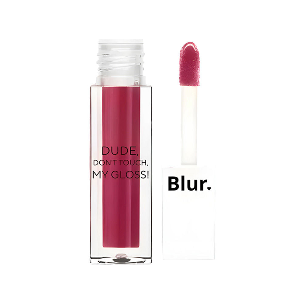 INDIA Dude Don't Touch My Gloss - Wine
