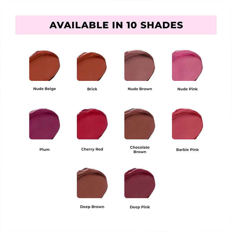 INDIA Call Me Daddy Nude Matte Liquid Lipsticks - Deep Pink