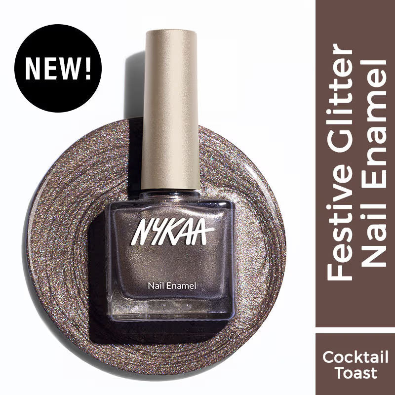 Nykaa Glitter Nail Enamel