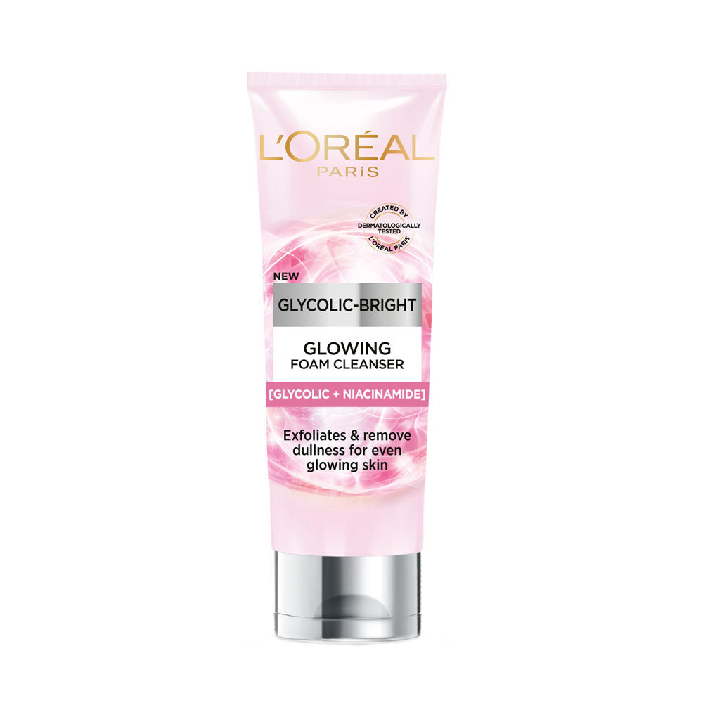 Glycolic Bright Daily Foaming Face Cleanser With Glycolic Acid For Dull Skin