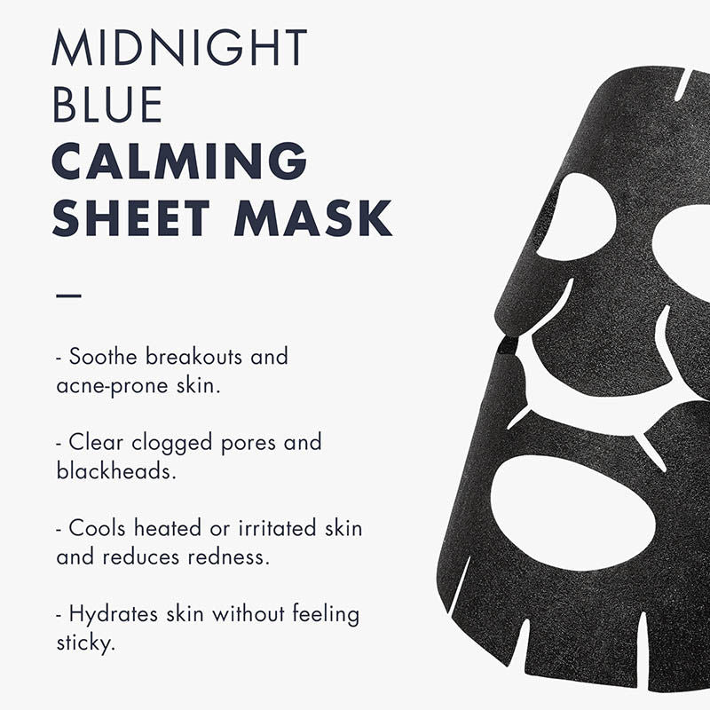 Midnight Blue Calming Sheet Mask