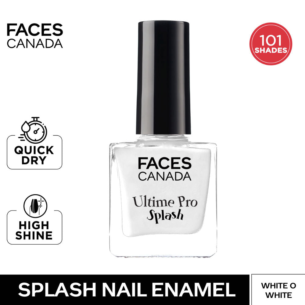Splash Nail Enamel - White O White 14