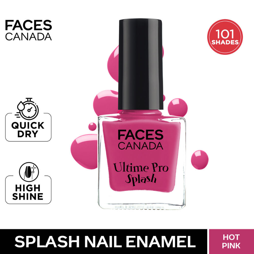 Splash Nail Enamel - Hot Pink 101