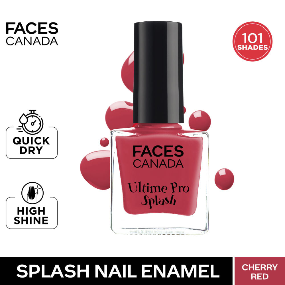 Splash Nail Enamel - Cherry Red 110