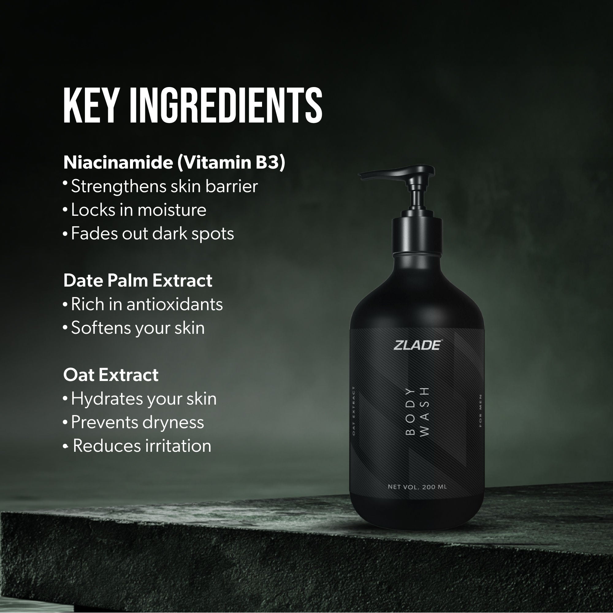 Niacinamide & Oat Extract Body Wash