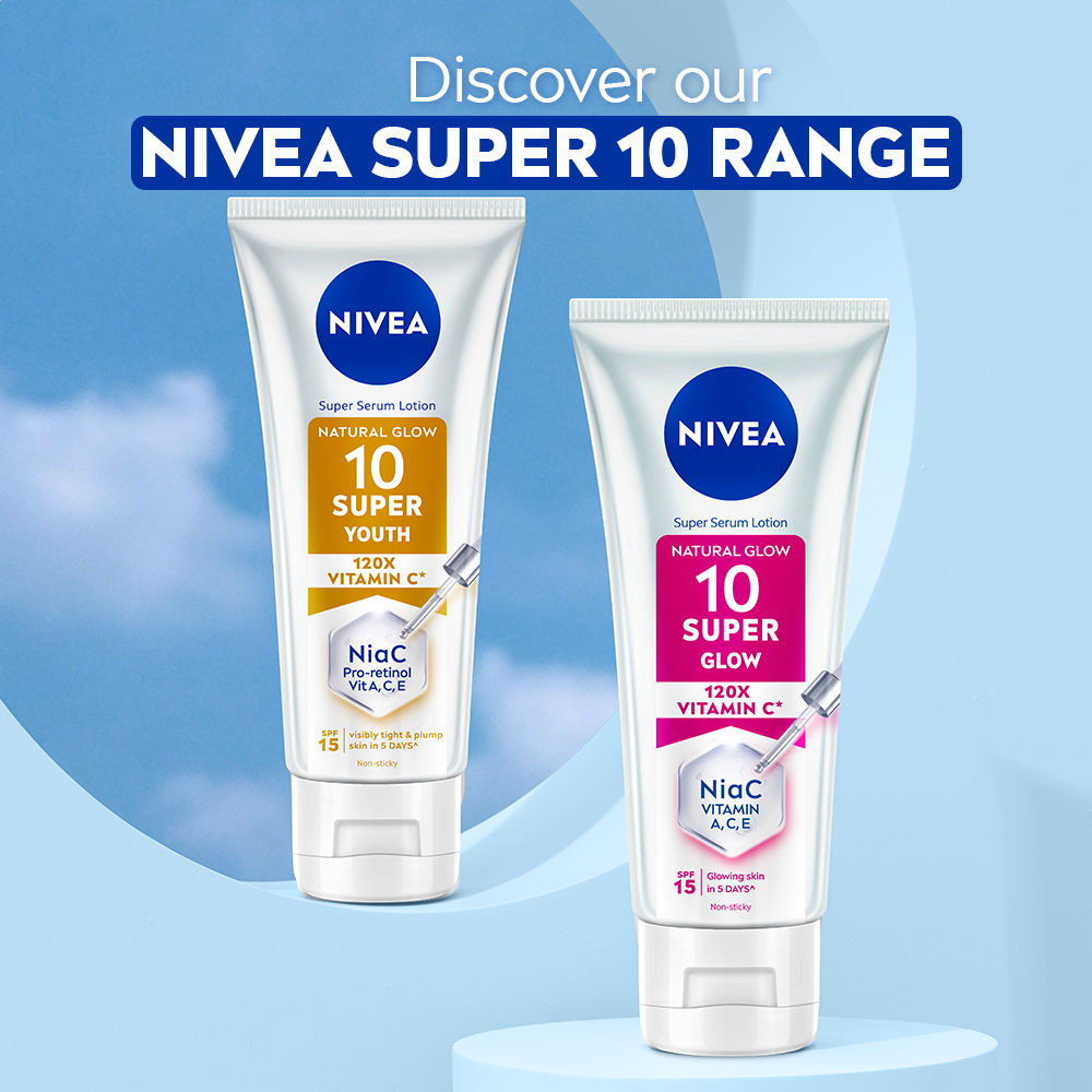 Super 10 Youth Serum Body Lotion With Retinol, Niacinamide, 120X Vitamin C & SPF15